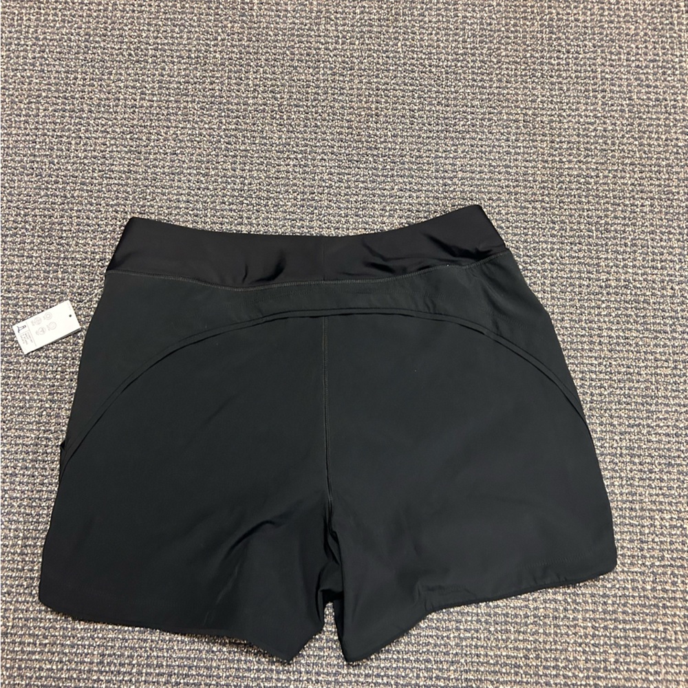 Lands End women’s swim shorts size 12 black Brand New with tag